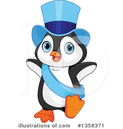 Royalty-Free (RF) Penguin Clipart Illustration by Pushkin - Stock Sample #1358371