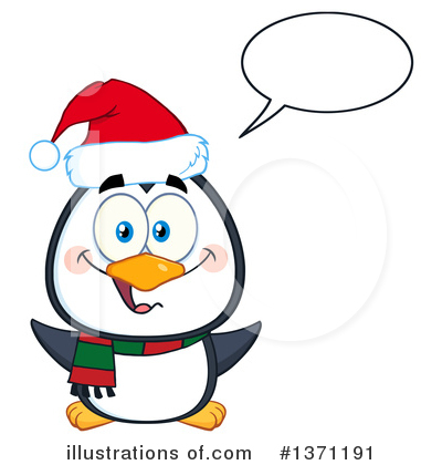 Royalty-Free (RF) Penguin Clipart Illustration by Hit Toon - Stock Sample #1371191