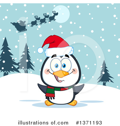 Penguin Clipart #1371193 by Hit Toon