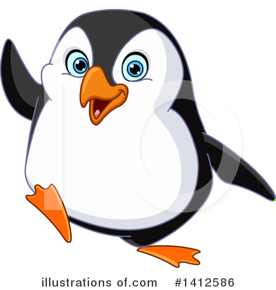 Royalty-Free (RF) Penguin Clipart Illustration by yayayoyo - Stock Sample #1412586