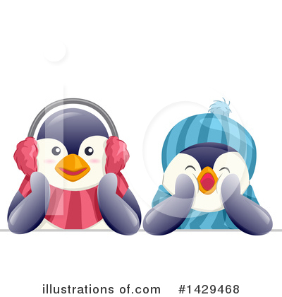 Penguins Clipart #1429468 by BNP Design Studio