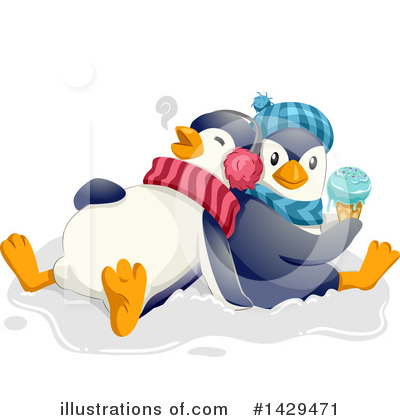 Penguins Clipart #1429471 by BNP Design Studio