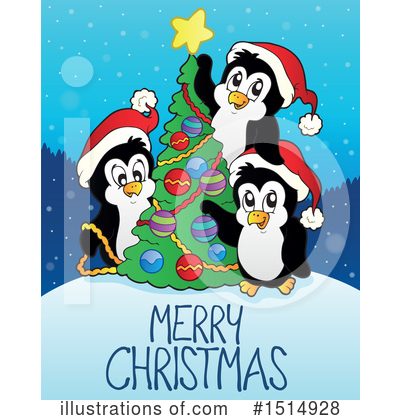 Royalty-Free (RF) Penguin Clipart Illustration by visekart - Stock Sample #1514928