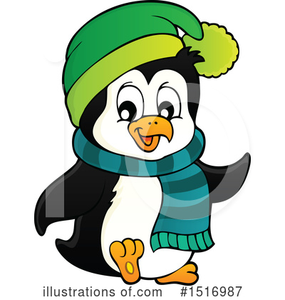 Royalty-Free (RF) Penguin Clipart Illustration by visekart - Stock Sample #1516987