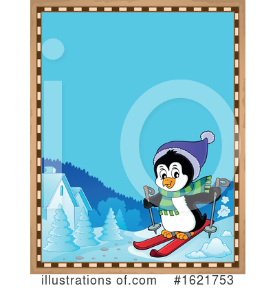 Royalty-Free (RF) Penguin Clipart Illustration by visekart - Stock Sample #1621753