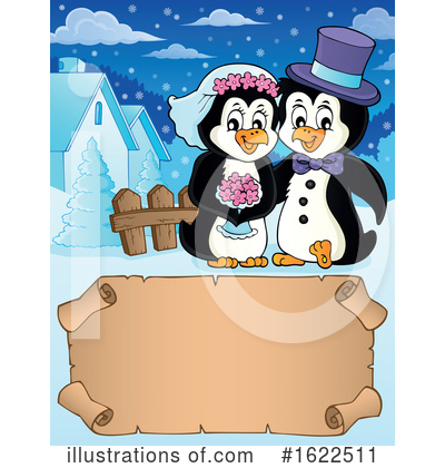 Royalty-Free (RF) Penguin Clipart Illustration by visekart - Stock Sample #1622511