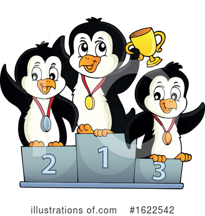 Royalty-Free (RF) Penguin Clipart Illustration by visekart - Stock Sample #1622542