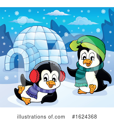 Royalty-Free (RF) Penguin Clipart Illustration by visekart - Stock Sample #1624368