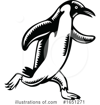 Royalty-Free (RF) Penguin Clipart Illustration by patrimonio - Stock Sample #1651271