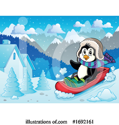 Royalty-Free (RF) Penguin Clipart Illustration by visekart - Stock Sample #1692161