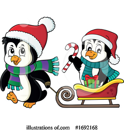 Royalty-Free (RF) Penguin Clipart Illustration by visekart - Stock Sample #1692168