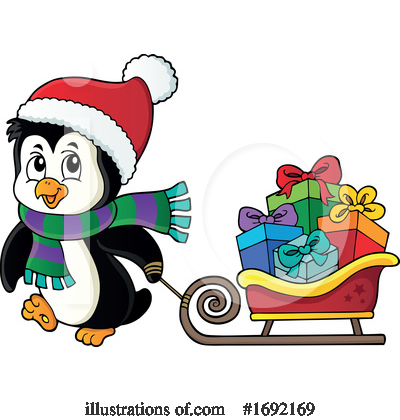 Royalty-Free (RF) Penguin Clipart Illustration by visekart - Stock Sample #1692169