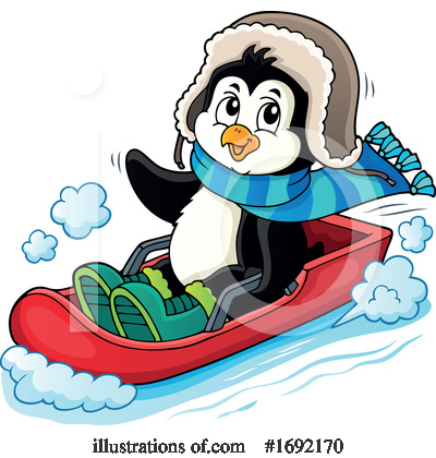 Royalty-Free (RF) Penguin Clipart Illustration by visekart - Stock Sample #1692170
