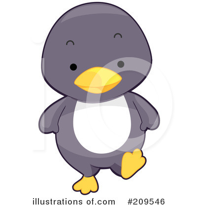 Royalty-Free (RF) Penguin Clipart Illustration by BNP Design Studio - Stock Sample #209546