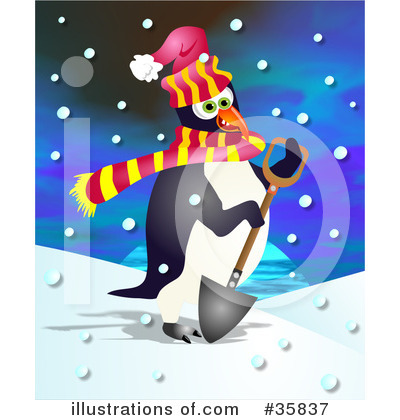 Royalty-Free (RF) Penguin Clipart Illustration by Prawny - Stock Sample #35837