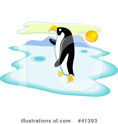 Royalty-Free (RF) Penguin Clipart Illustration by Prawny - Stock Sample #41393