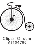 Penny Farthing Clipart #1104786 by Lal Perera