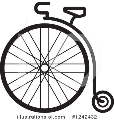 Penny Farthing Clipart #1242432 by Lal Perera
