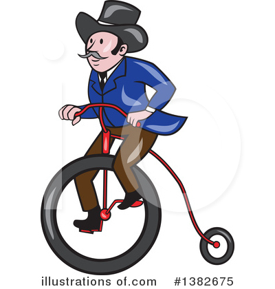 Penny Farthing Clipart #1382675 by patrimonio