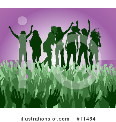 Music Band Clipart #11484 by AtStockIllustration