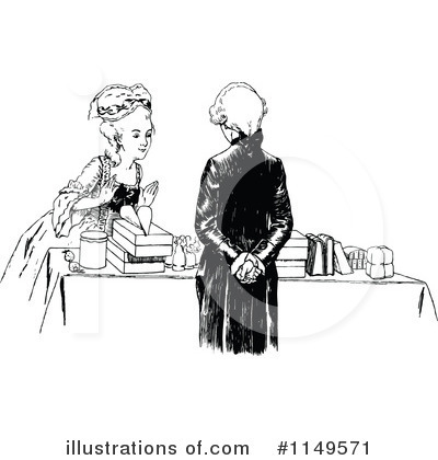 Royalty-Free (RF) People Clipart Illustration by Prawny Vintage - Stock Sample #1149571