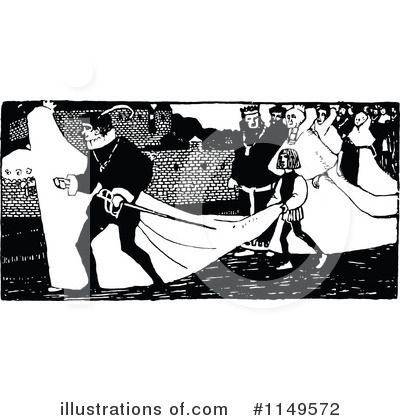 Royalty-Free (RF) People Clipart Illustration by Prawny Vintage - Stock Sample #1149572