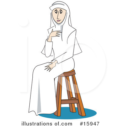 Nun Clipart #15947 by Andy Nortnik