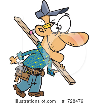 Handyman Clipart #1728479 by toonaday