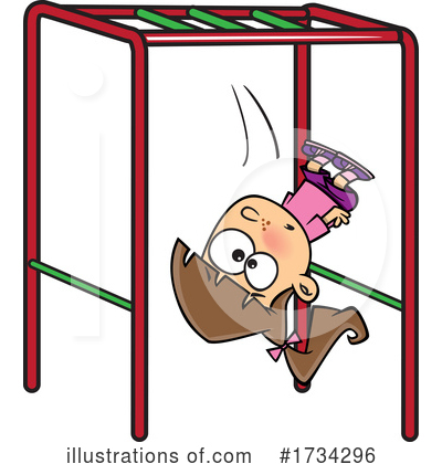 Monkey Bars Clipart #1734296 by toonaday