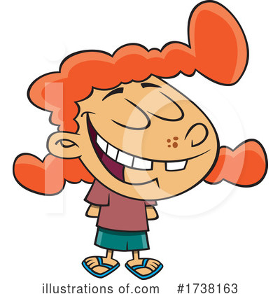 Red Head Clipart #1738163 by toonaday