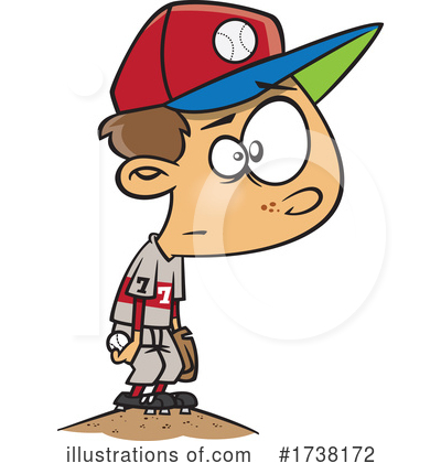 Baseball Player Clipart #1738172 by toonaday