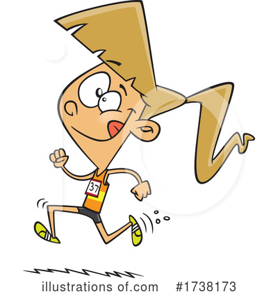 Runner Clipart #1738173 by toonaday
