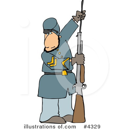 Union Soldier Clipart #4329 by djart
