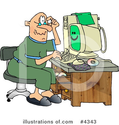 Computers Clipart #4343 by djart