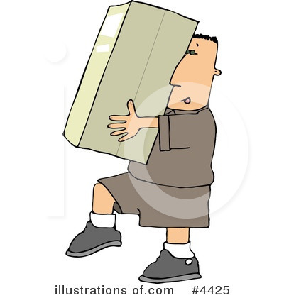 Delivery Man Clipart #4425 by djart