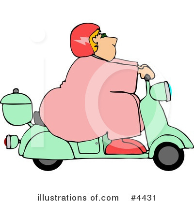 Obese Clipart #4431 by djart