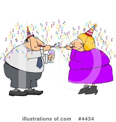 Party Clipart #4434 by djart