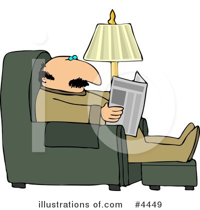 Reading Clipart #4449 by djart