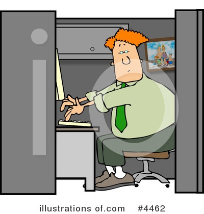 Typing Clipart #4462 by djart