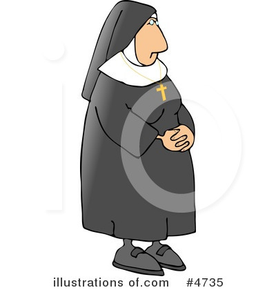 Nun Clipart #4735 by djart