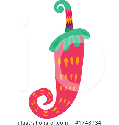 Chili Pepper Clipart #1748734 by Vector Tradition SM