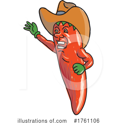Chili Pepper Clipart #1761106 by patrimonio