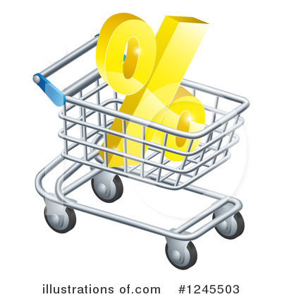 Shopping Cart Clipart #1245503 by AtStockIllustration