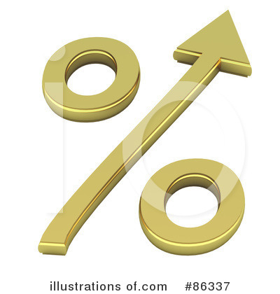 Royalty-Free (RF) Percent Clipart Illustration by Mopic - Stock Sample #86337