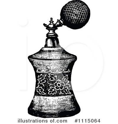 Royalty-Free (RF) Perfume Clipart Illustration by Prawny Vintage - Stock Sample #1115064