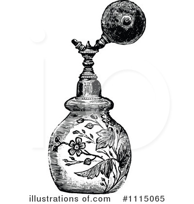 Royalty-Free (RF) Perfume Clipart Illustration by Prawny Vintage - Stock Sample #1115065