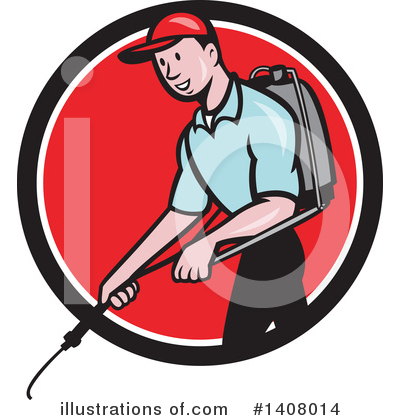Royalty-Free (RF) Pest Control Clipart Illustration by patrimonio - Stock Sample #1408014