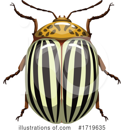 Colorado Potato Beetle Clipart #1719635 by Vector Tradition SM