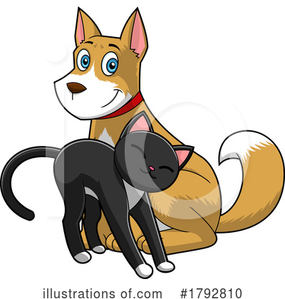 Dogs Clipart #1792810 by Hit Toon