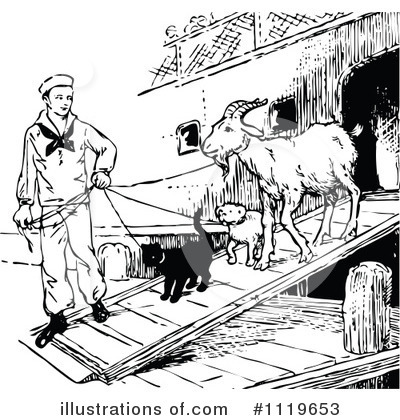 Goat Clipart #1119653 by Prawny Vintage